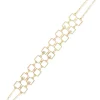 Pulsera Geométrica con Diamantes en Oro Amarillo