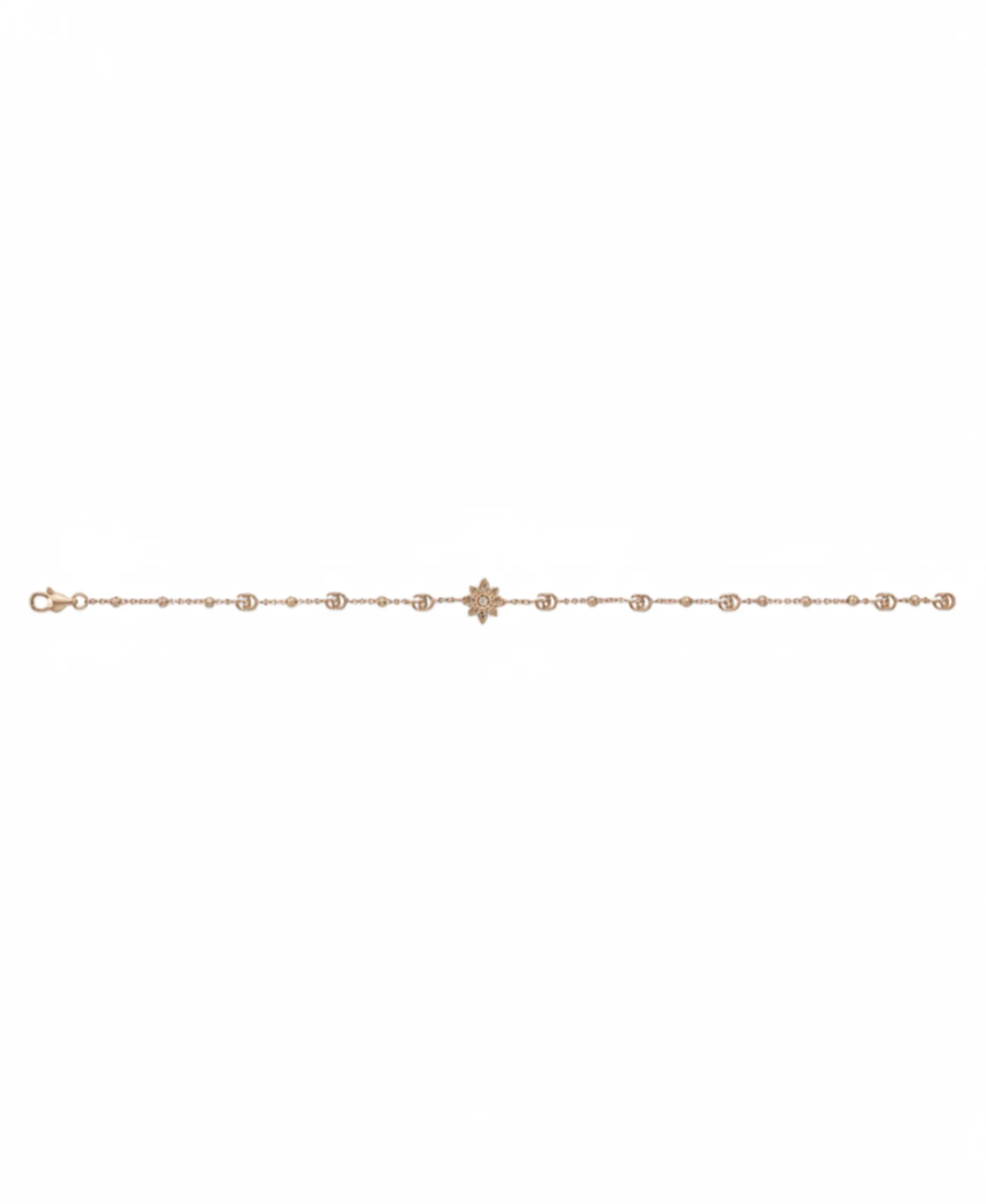 Pulsera Gucci Flora Diamantes y Oro Rosa | YBA702389001017