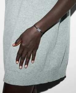 Pulsera Gucci Trademark Piel y Plata | YBA79719400100U