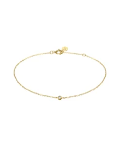 Pulsera LECARRÉ Chatón Oro Amarillo y Diamante | GC045OA.00