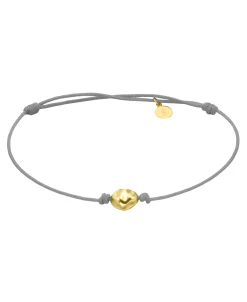 Pulsera LECARRÉ Pepita Oro Macramé Grey | GC056OA.GR