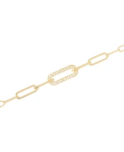 Pulsera Maillon Dinh Van Modelo Pequeño Oro Amarillo - 360421