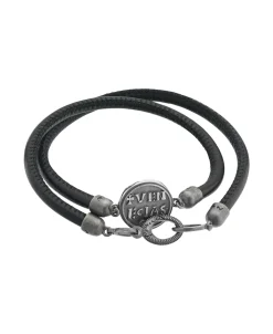 Pulsera Marco Dal Maso Moneda en Plata Pulida y Oxidada | AGBR0112-01BVPN1