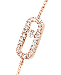 Pulsera Messika Care(s) Oro Rosa Con Pavé | 12075-PG
