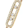Pulsera Messika Cordón Beige Con Pavé Care(s) | 14102-YG