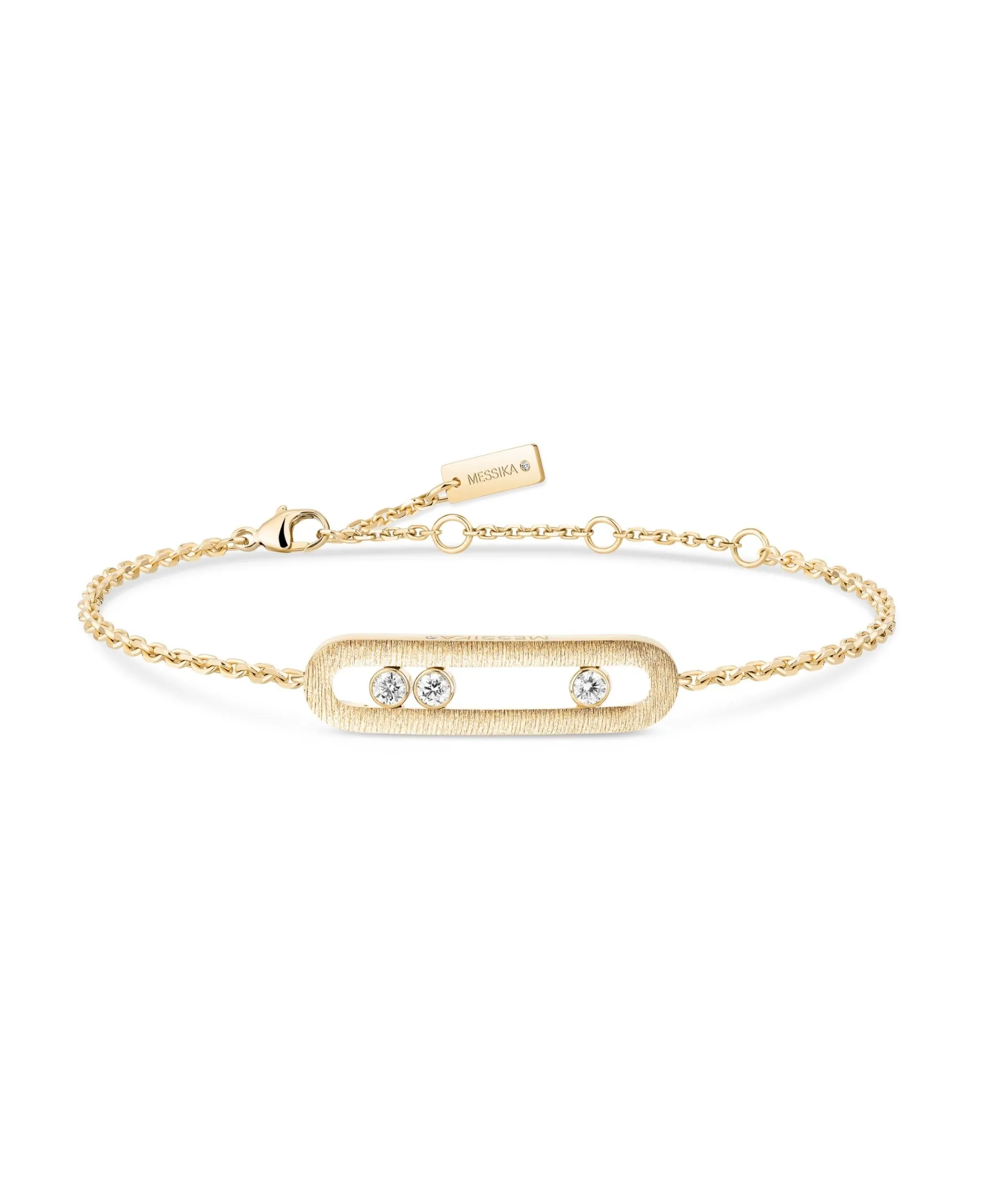 Pulsera Messika Move Classique Ciselé Oro Amarillo | 14586-YG