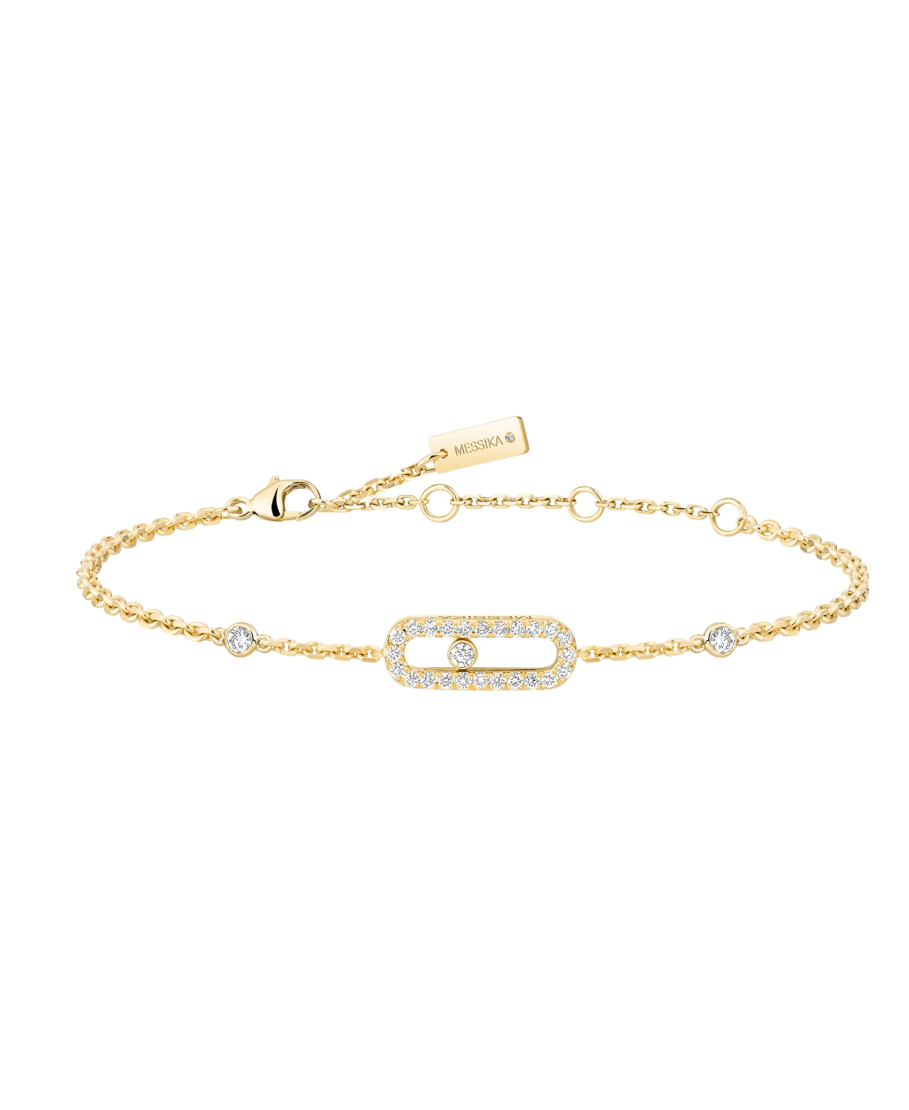 Pulsera Messika Move Uno Oro Amarillo y Diamante | 04706-YG