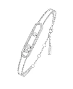 Pulsera Messika Oro Blanco Diamante Move Pavé | 03995-WG