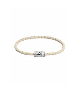 Pulsera MONTBLANC Meisterstück “La Vuelta al Mundo en 80 Días” Piel Beige Acero | 13431463