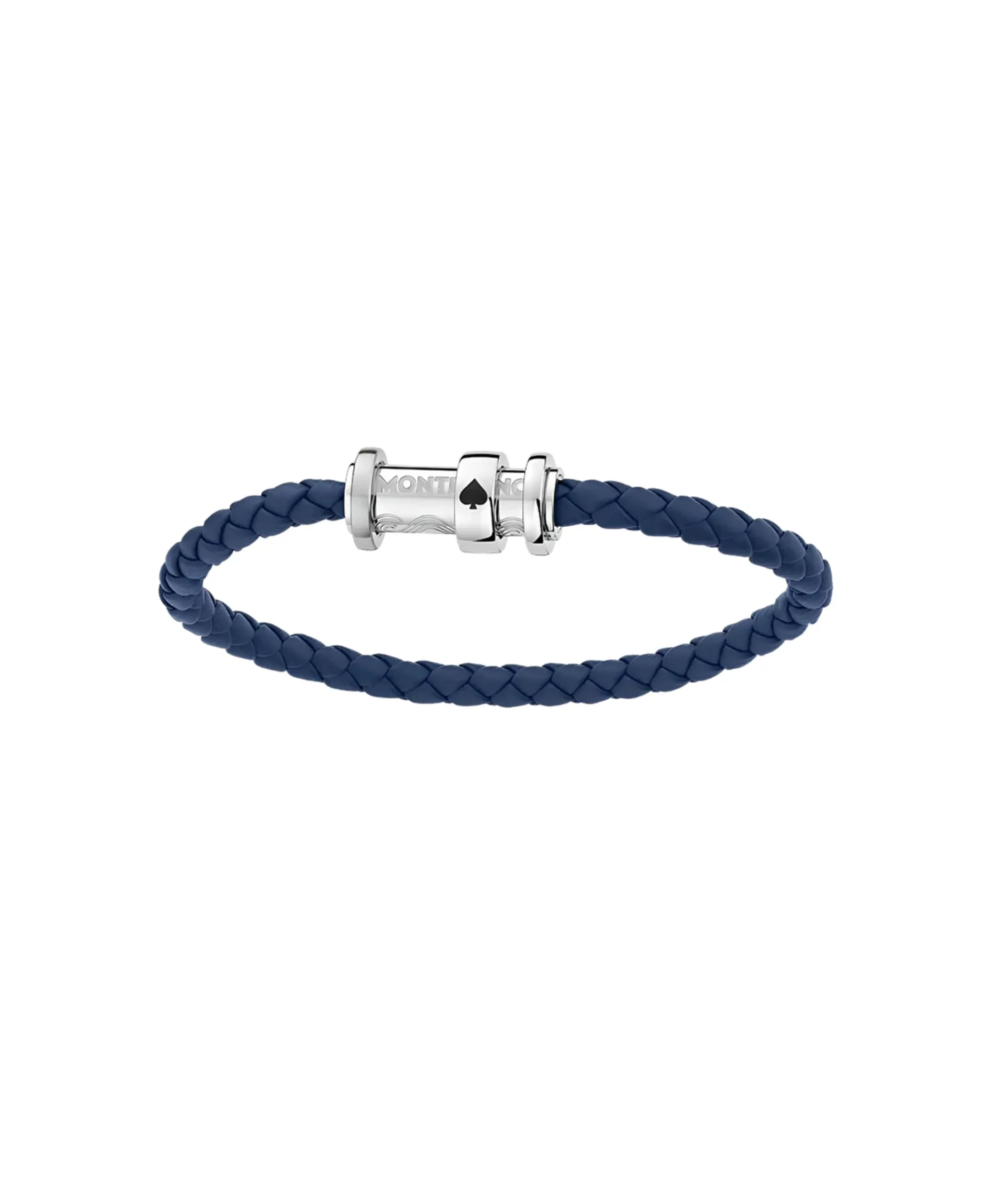 Pulsera MONTBLANC Meisterstück “La Vuelta al Mundo en 80 Días” Piel Azul Cierre Acero | 12834460