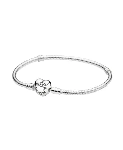 Pulsera PANDORA Cierre Corazón Moments Plata de Ley | 590719