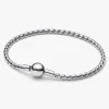 Pulsera PANDORA de Cadena Alada y Cierre Redondo Plata - 594028C00-20
