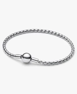 Pulsera Pandora de Cadena Alada y Cierre Redondo | 594028C00