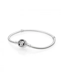 Pulsera Pandora Moments Con Cierre Florecer Poética | 590744CZ-18