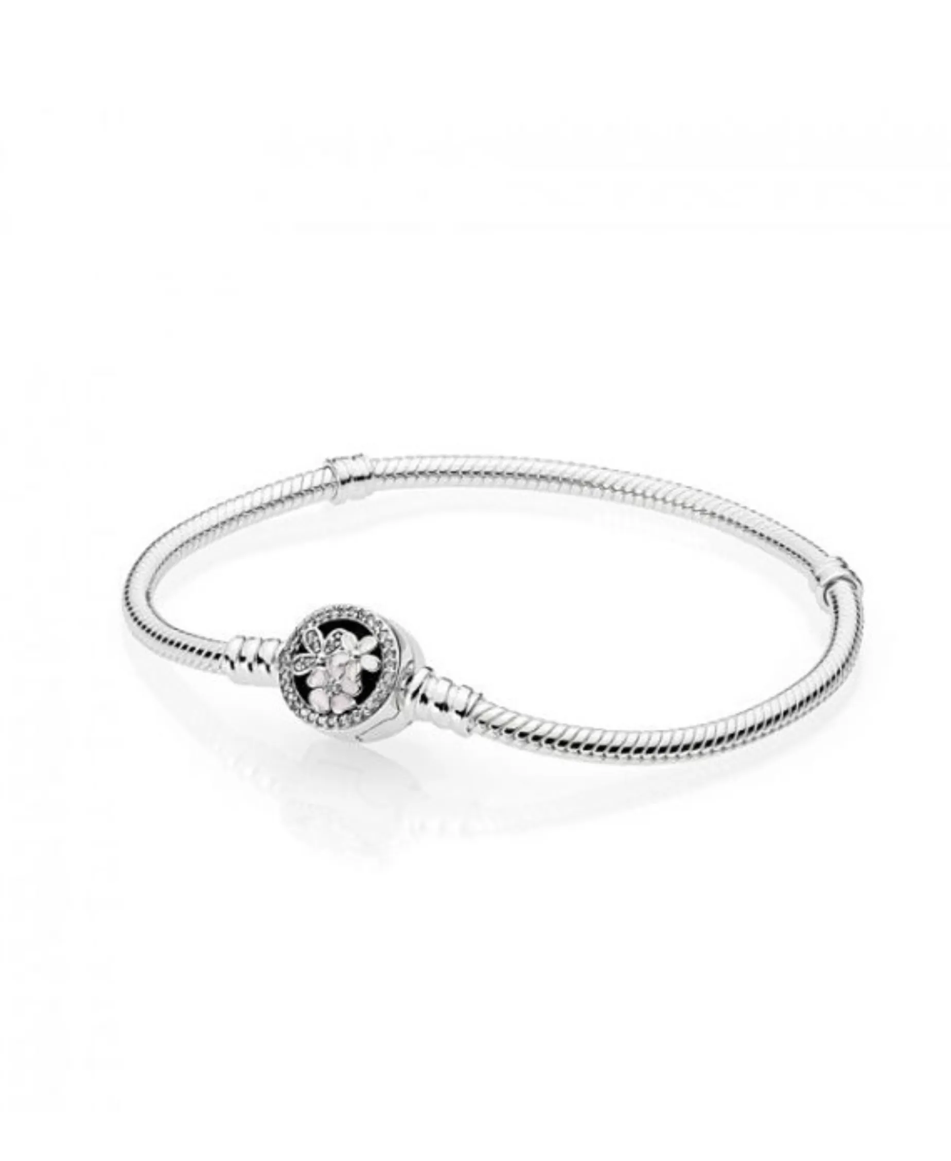 Pulsera Pandora Moments Con Cierre Florecer Poética | 590744CZ-18
