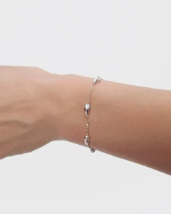 Pulsera PDPAOLA Becca 5 Gotas Plata Baño Oro | PU01-933