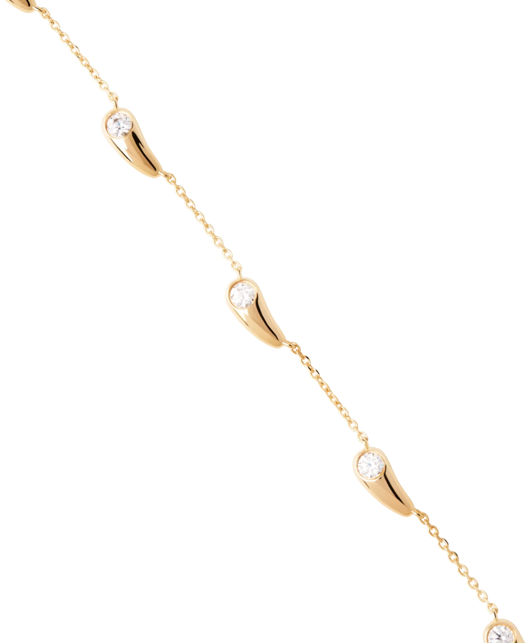 Pulsera PDPAOLA Becca 5 Gotas Plata Baño Oro | PU01-933