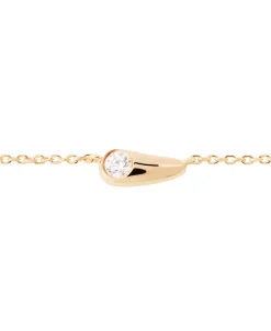 Pulsera PDPAOLA Becca 5 Gotas Plata Baño Oro | PU01-933