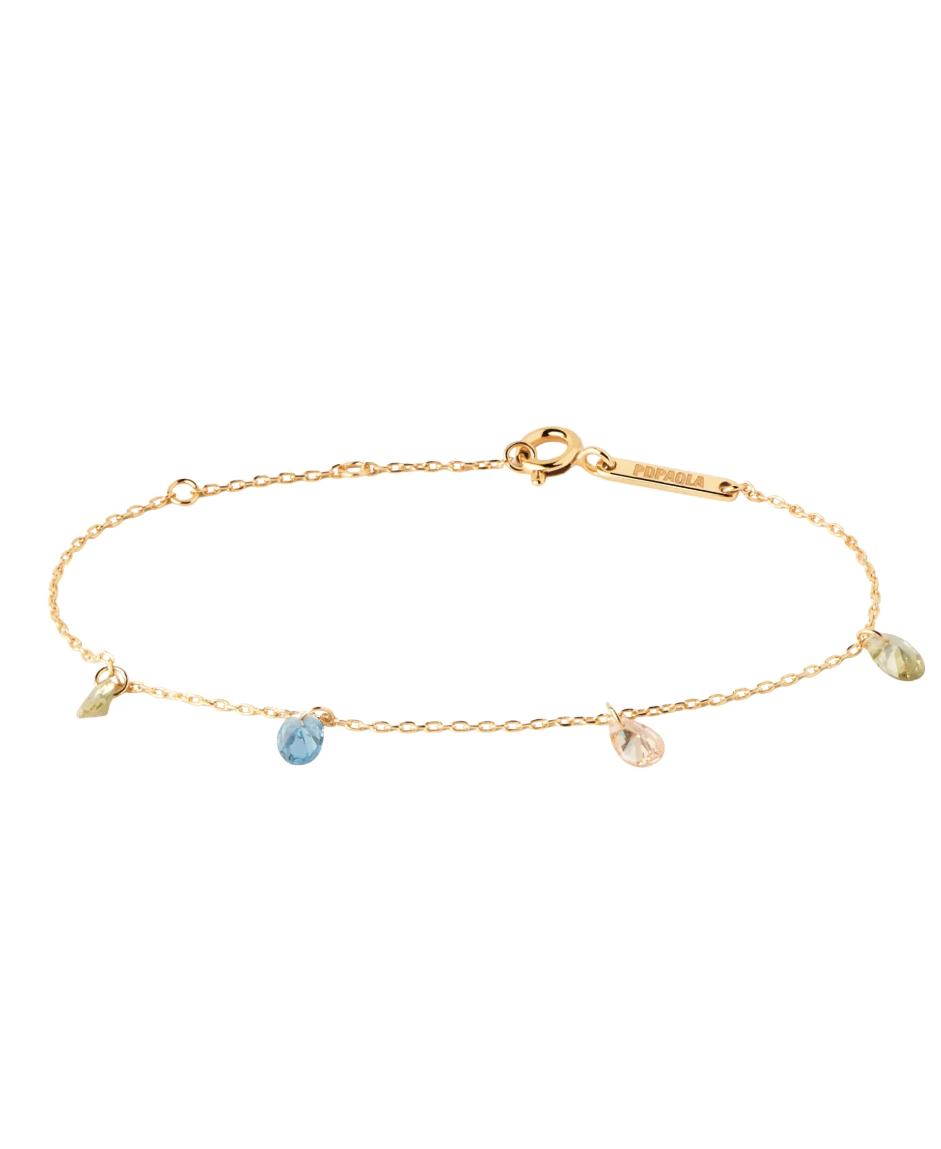 Pulsera PDPAOLA Bloom Plata Baño Oro | PU01-933