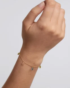Pulsera PDPAOLA Bloom Plata Baño Oro | PU01-933