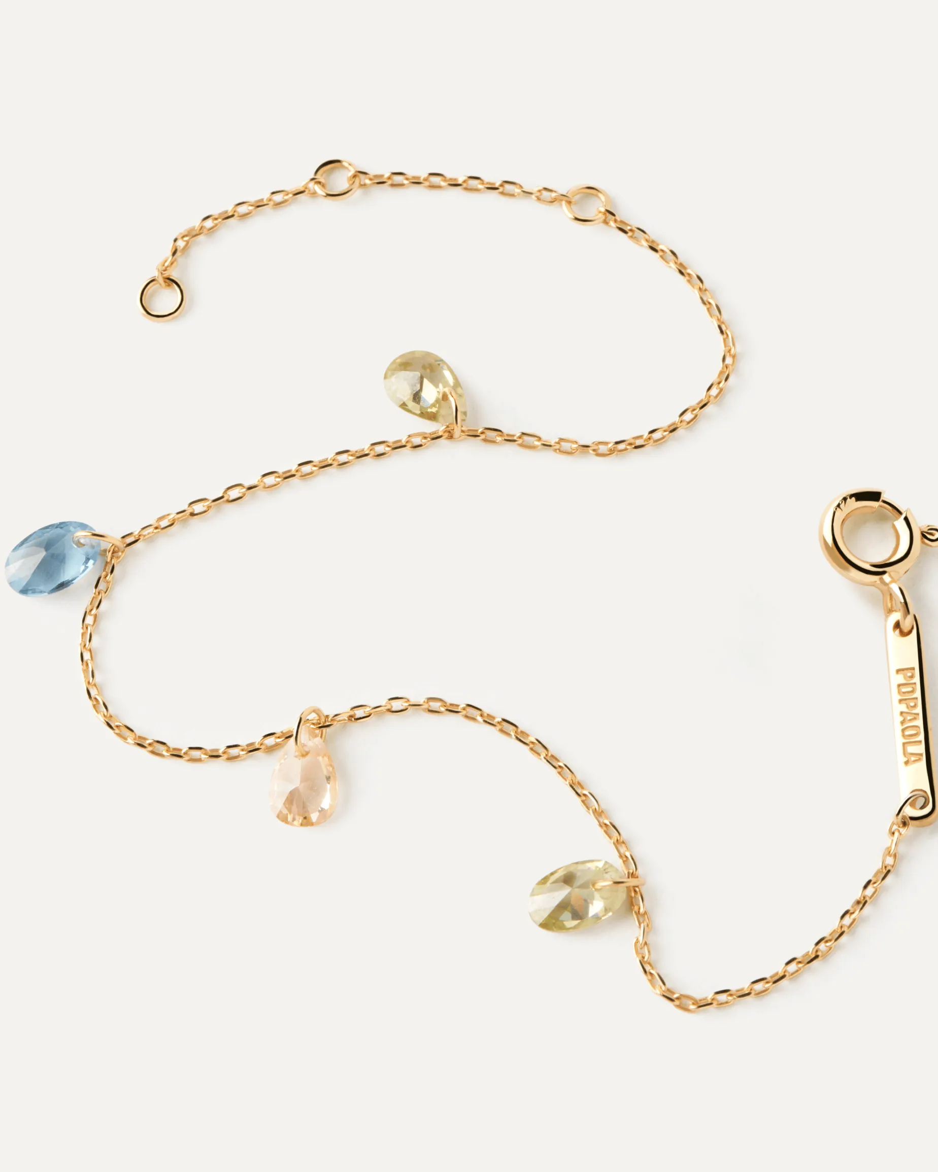 Pulsera PDPAOLA Bloom Plata Baño Oro | PU01-933