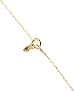 Pulsera PDPAOLA Lily Verde Plata Baño Oro | PU01-775-U