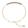 Pulsera PESAVENTO Polvere di Sogni Champán Plata Baño Oro Amarillo | WPSCB383