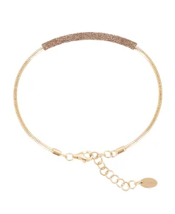Pulsera PESAVENTO Polvere di Sogni Champán Plata Baño Oro Amarillo | WPSCB383