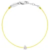 Pulsera Redline Altesse Oro Blanco Hilo Amarillo | 742B