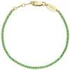 Pulsera Redline Aurore Oro Amarillo Hilo Verde | 617J