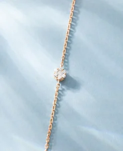 Pulsera Redline Illusion Diamante Oro Rosa | 20D R