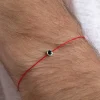 Pulsera Redline KColor Oro Blanco Hilo Rojo | 92HH B