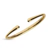 Pulsera Rígida Abierta en Oro Amarillo