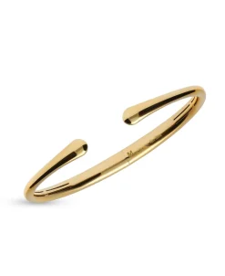 Pulsera Rígida Abierta en Oro Amarillo