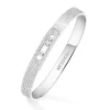 Pulsera rígida Messika Move Noa Ciselé Con Semipavé | 14501-WG-M