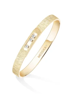 Pulsera Rígida Messika Move Noa Ciselé Oro Amarillo | 14481-YG-M