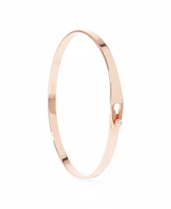 Pulsera Serrure Ruban dinh van, oro rosa y diamante | 335215