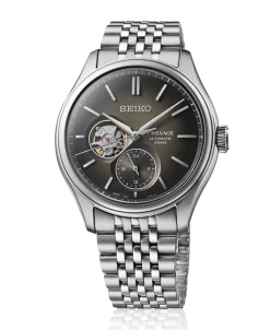 Seiko Presage Classic Open Heart Negro Acero 40,2 mm | SPB471J1