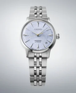 Seiko Presage Cocktail Time Automático Diamantes Azul Acero 34 mm | SRPL61J1
