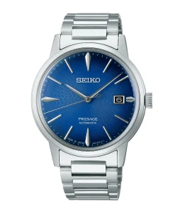 Seiko Presage Cocktail Time The Aviation Automático Azul Acero 39,5 mm | SRPJ13J1