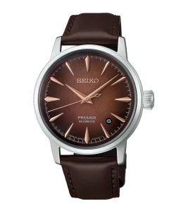 Seiko Presage Cocktail Time Whiskey Mist Automático Marrón Acero 38,5 mm | HCB003J1