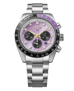 Seiko Prospex Speedtimer Cronógrafo Solar Edición Limitada 145 Aniversario Púrpura Acero 41,4 mm | HBJ005