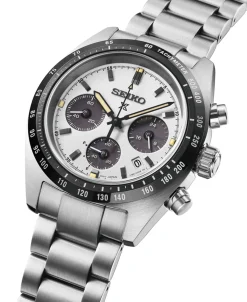 Seiko Prospex Speedtimer Solar Cronógrafo Blanco Acero 39 mm | SSC961