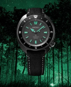 Seiko Prospex Turtle Black Series Automático Negro Acero PVD | SRPH99K1