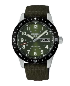 Seiko 5 Sports Field Automático Brújula Verde Acero 41 mm | HDB008