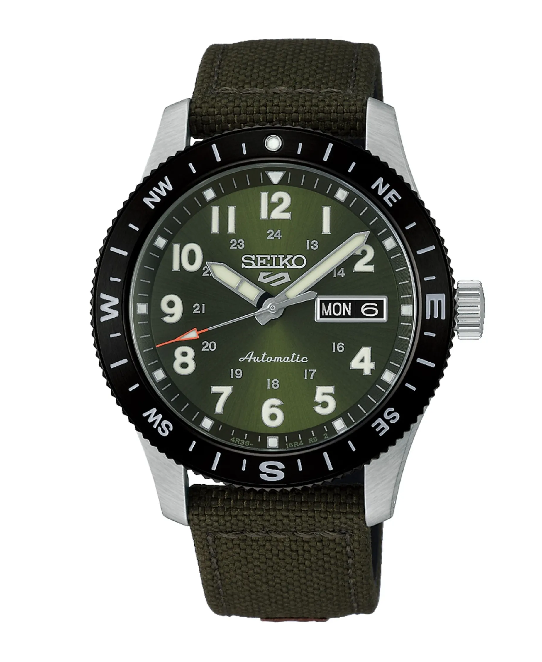 Seiko 5 Sports Field Automático Brújula Verde Acero 41 mm | HDB008