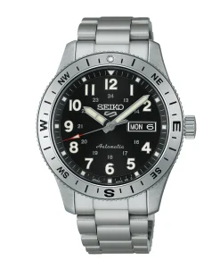 Seiko 5 Sports Field Automático Brújula Negro Acero 41 mm | HDB006