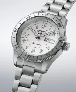 Seiko 5 Sports Field Automático Brújula Blanco Acero 41 mm | HDB007K1