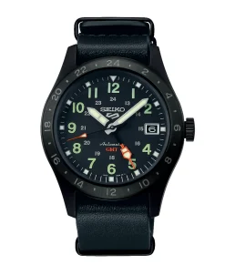 Seiko 5 Sports Field series GMT Automático Negro Acero 39.4 mm | SSK025