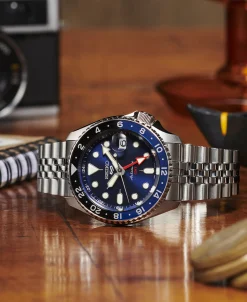 Seiko 5 Sports SKX series GMT Automático Azul Acero 42,5 mm | SSK003